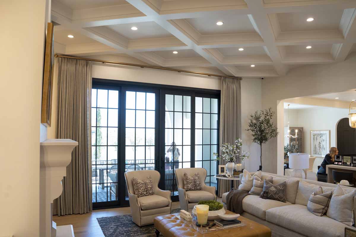 Edgepoint Homes custom ceiling millwork from Sunpro