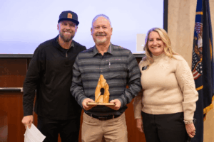 Receiving SUHBA Award